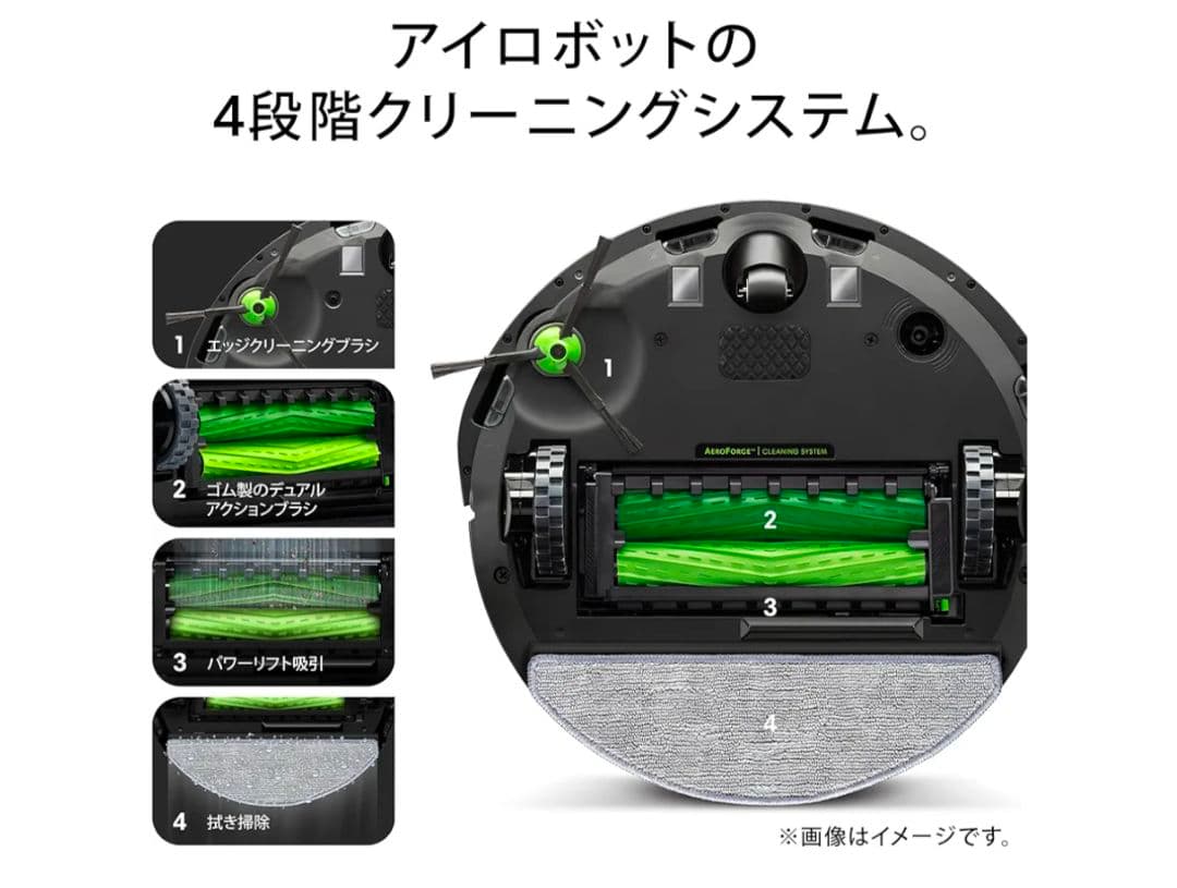 iRobot Roomba Combo i5+ 掃除機掛け&水拭き掃除 ゴミ収集
