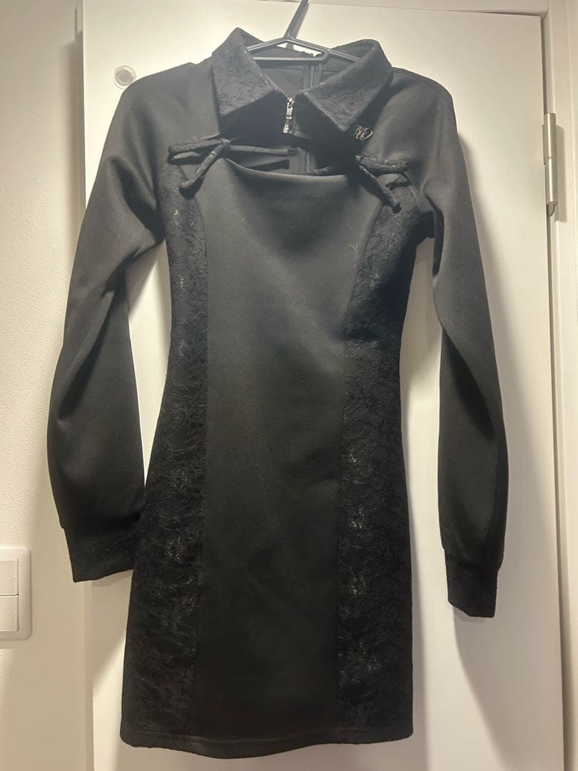 Honeymew ハニーミュウ レーススウェットタイトワンピース