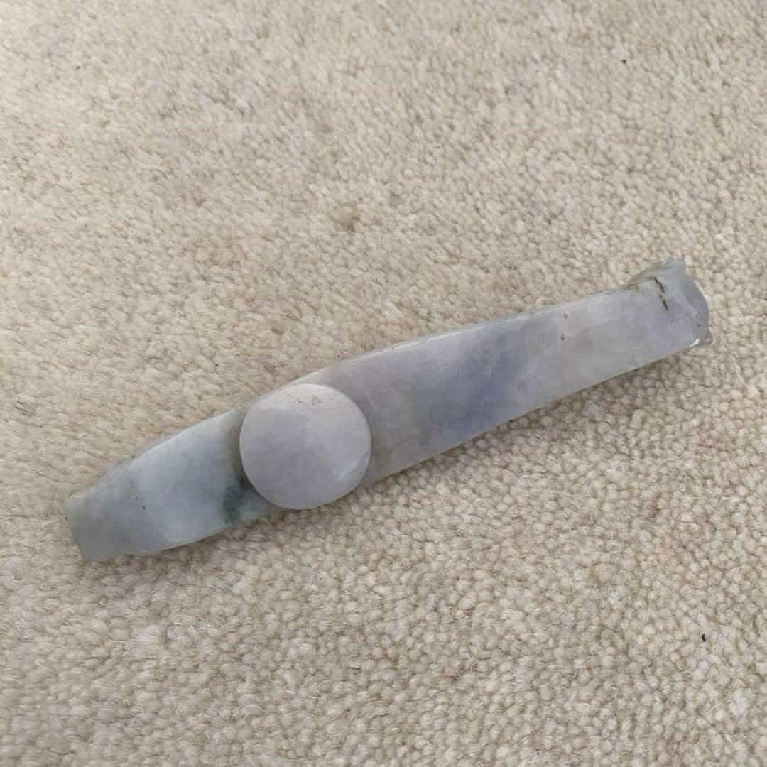 中国美術　唐物　砡　翡翠の鳥と龍の筆架　置物　骨董