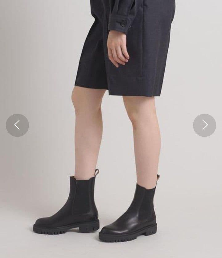 【新品未使用】ODETTE E ODILE サイドゴアブーツ 黒 25cm