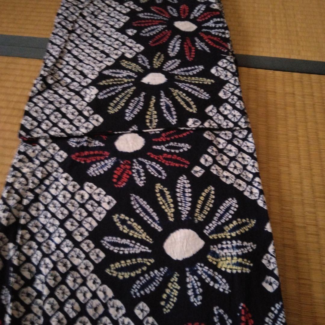 有松絞りリメイク　ワンピース　セットアップ上下