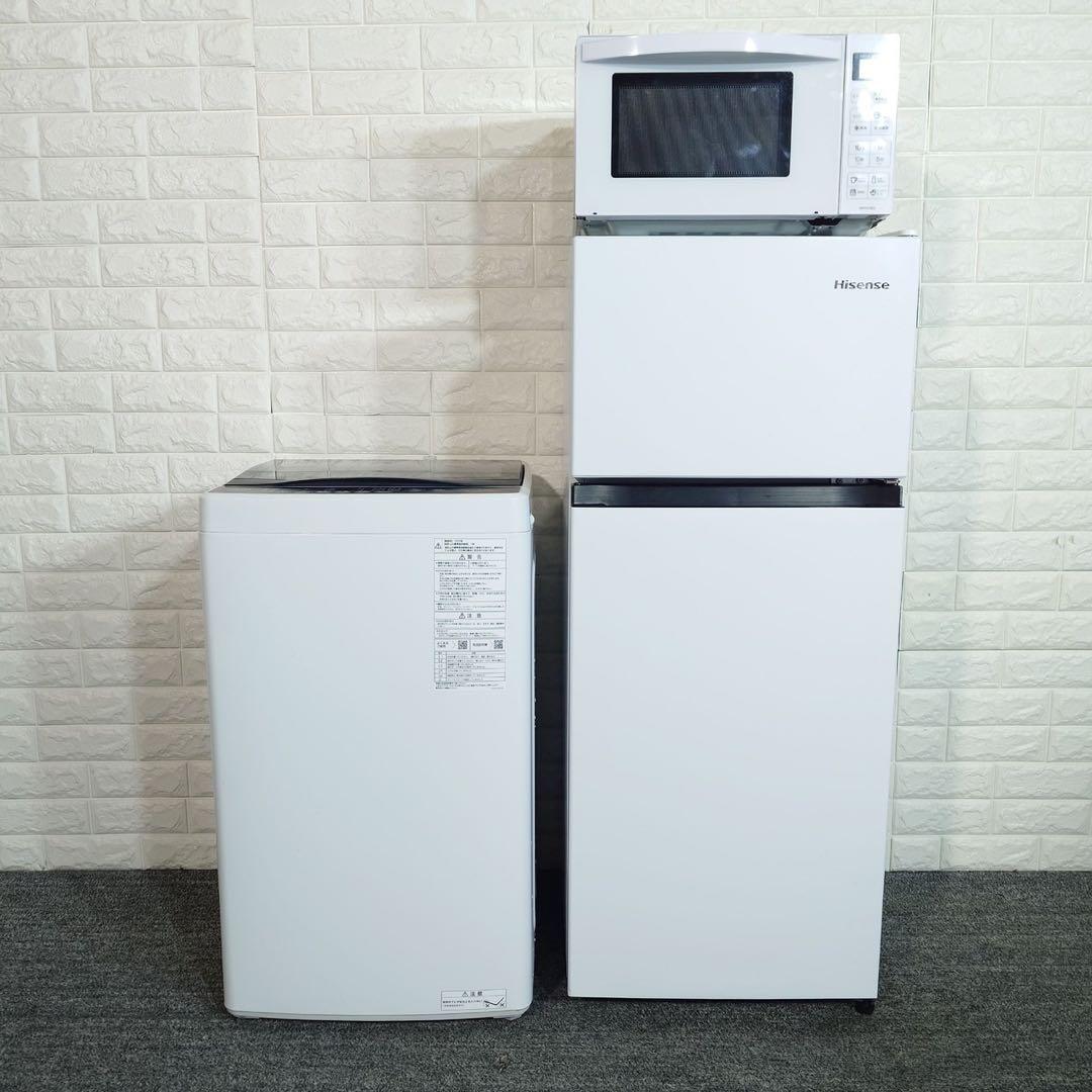 生活家電 3点セット 冷蔵庫 洗濯機 電子レンジ 1人暮し 高年式 A002