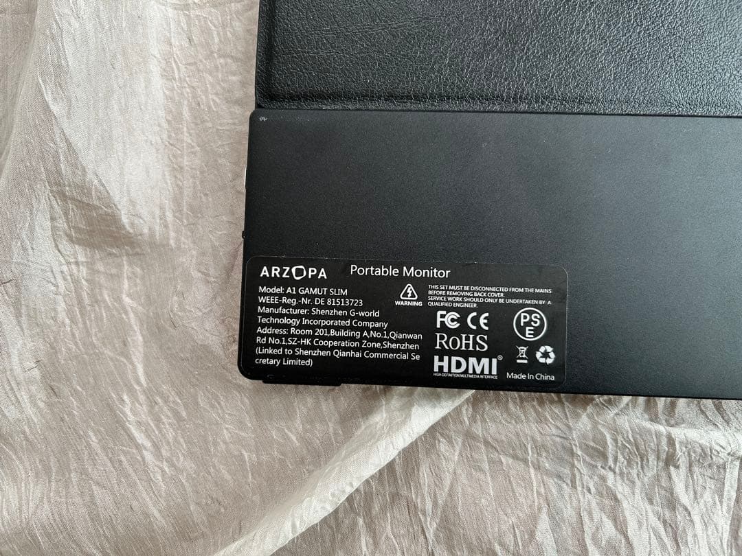 ARZOPA A1 Gamut Slim 14.0 モバイルモニター