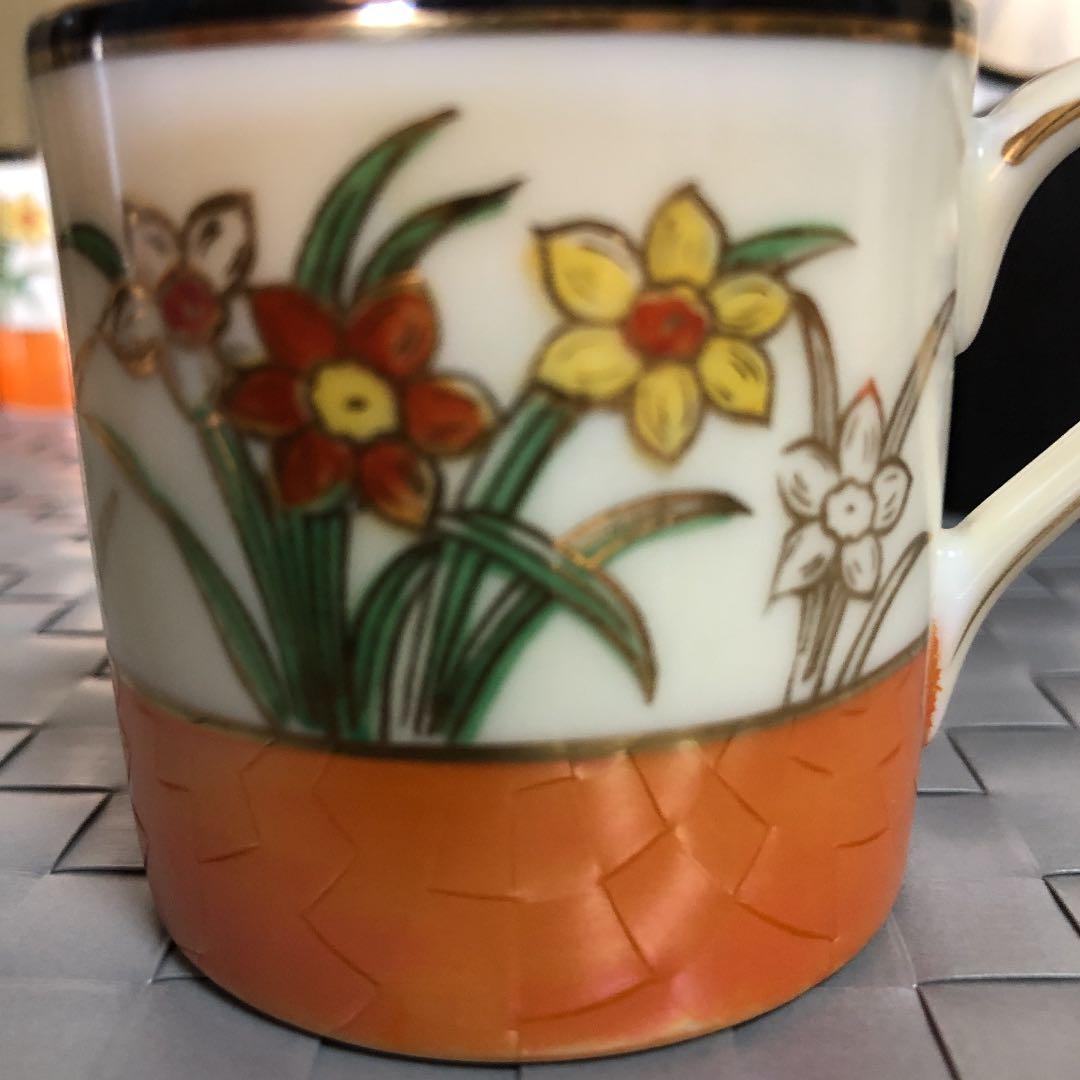 オールドノリタケ　ティー(ココア？)セット