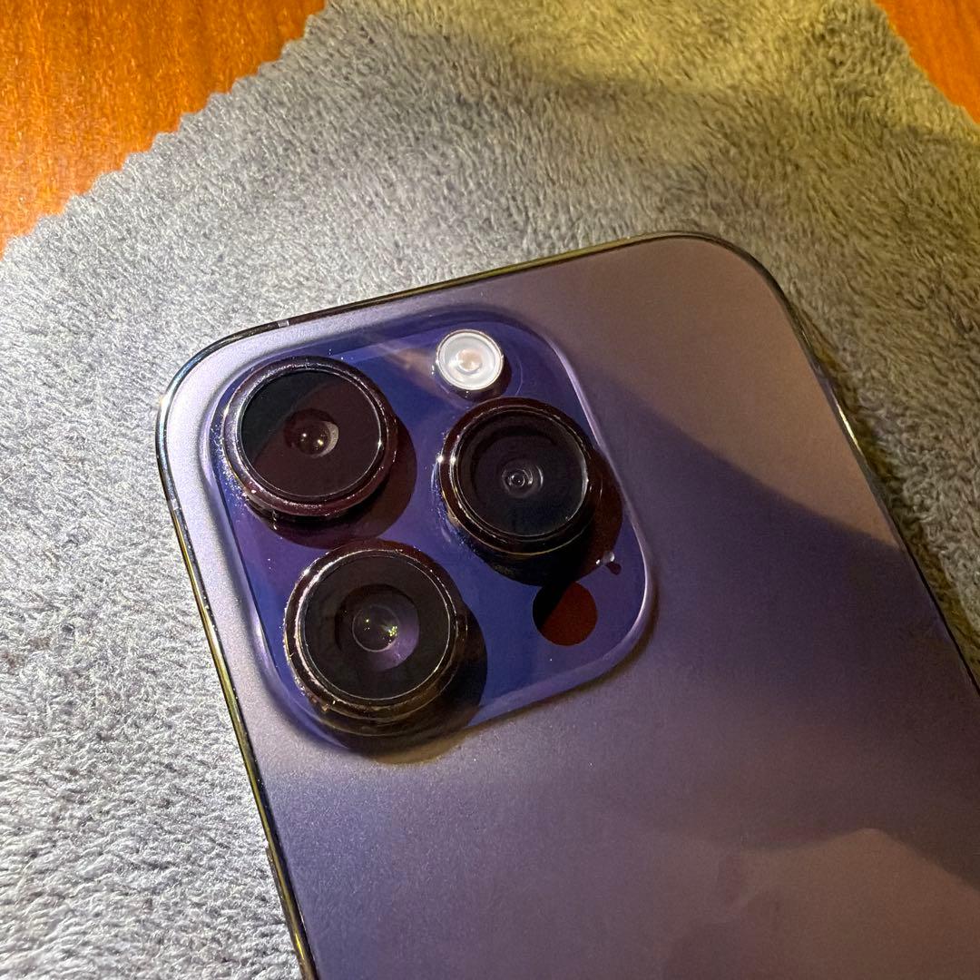 【はんなり】iphone14 PRO 128GB ディープパープル