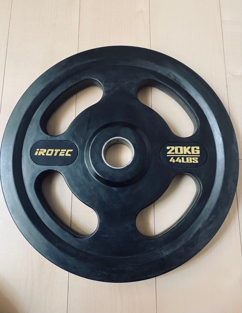 IROTECオリンピックラバープレート20kg セット②