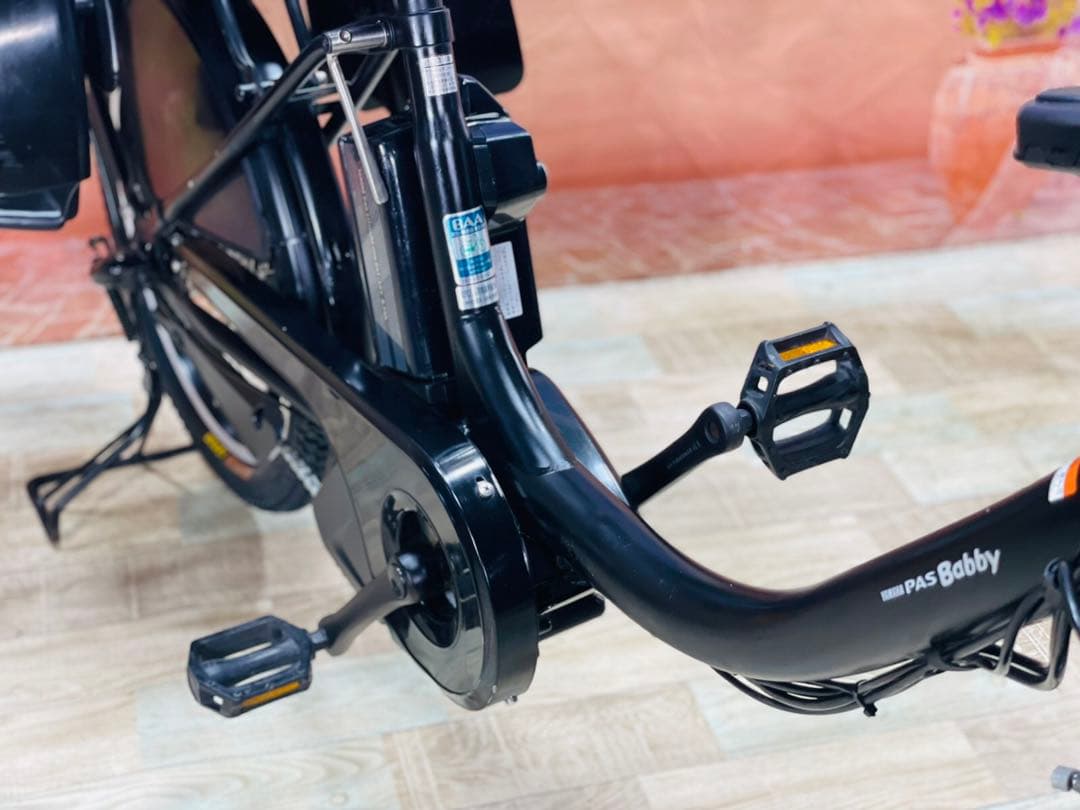 Y2321パスバビー⭐️ヤマハ最上級モデル！子供乗せ電動アシスト自転車