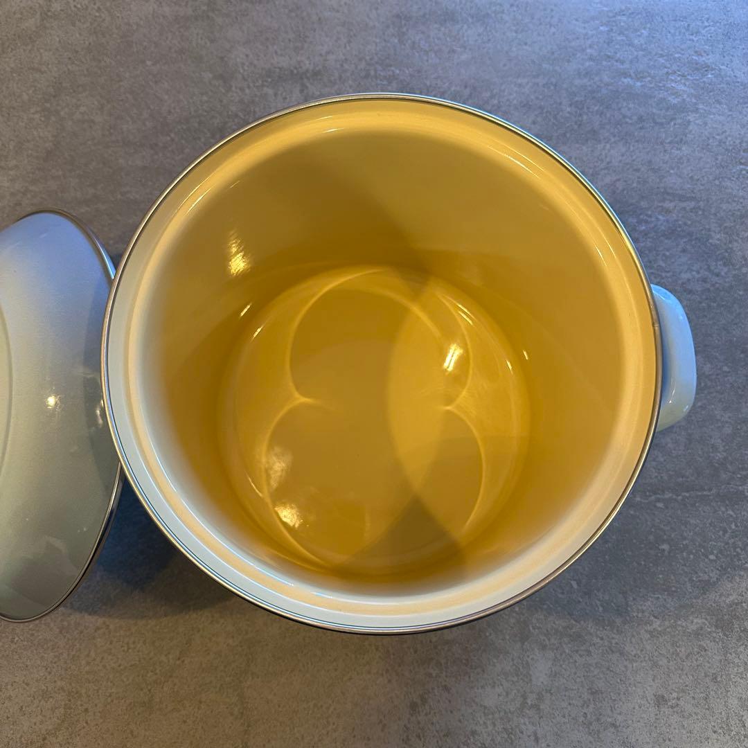 LE CREUSET 両手鍋 ライトブルー