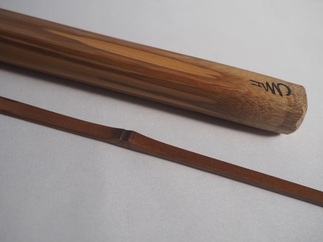 丹波福知山藩第7代藩主 朽木舖綱公御作　煤竹茶杓（共筒）