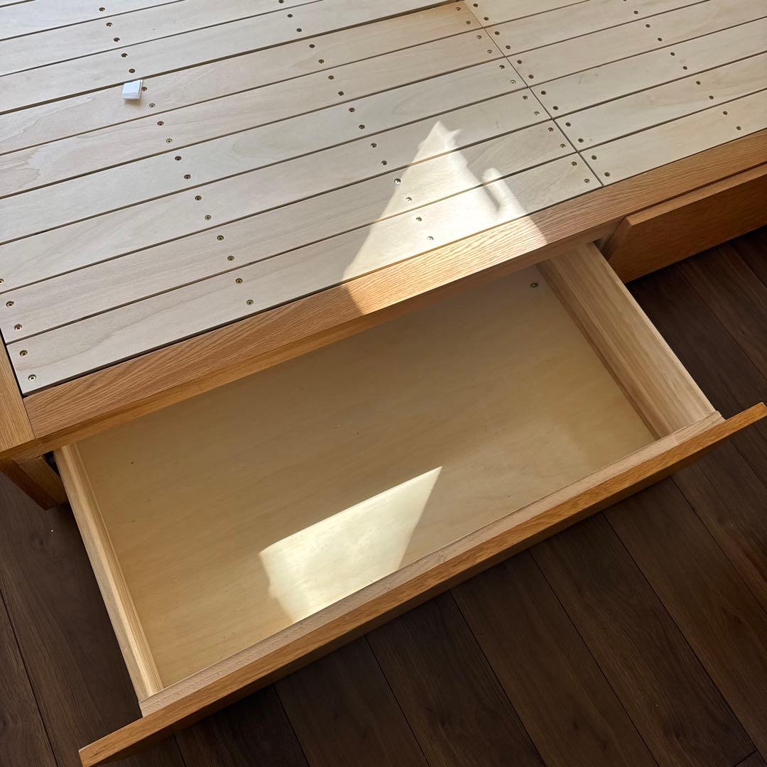 無印良品 ウォールナット ベッドフレーム セミダブル 送料無料