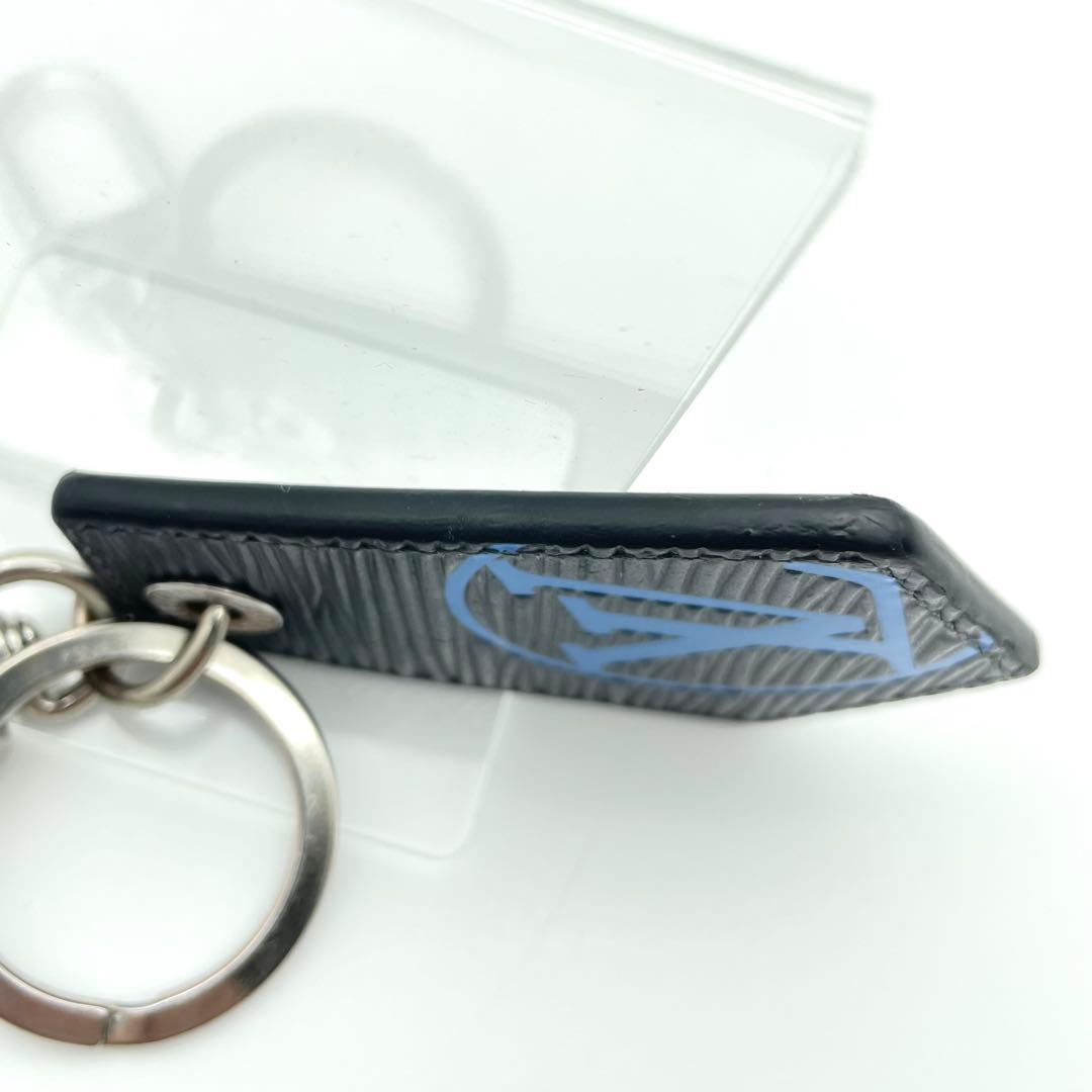 鑑定済・良品★ルイヴィトン　エピ キーホルダー アンシャッペ ブルーポップ