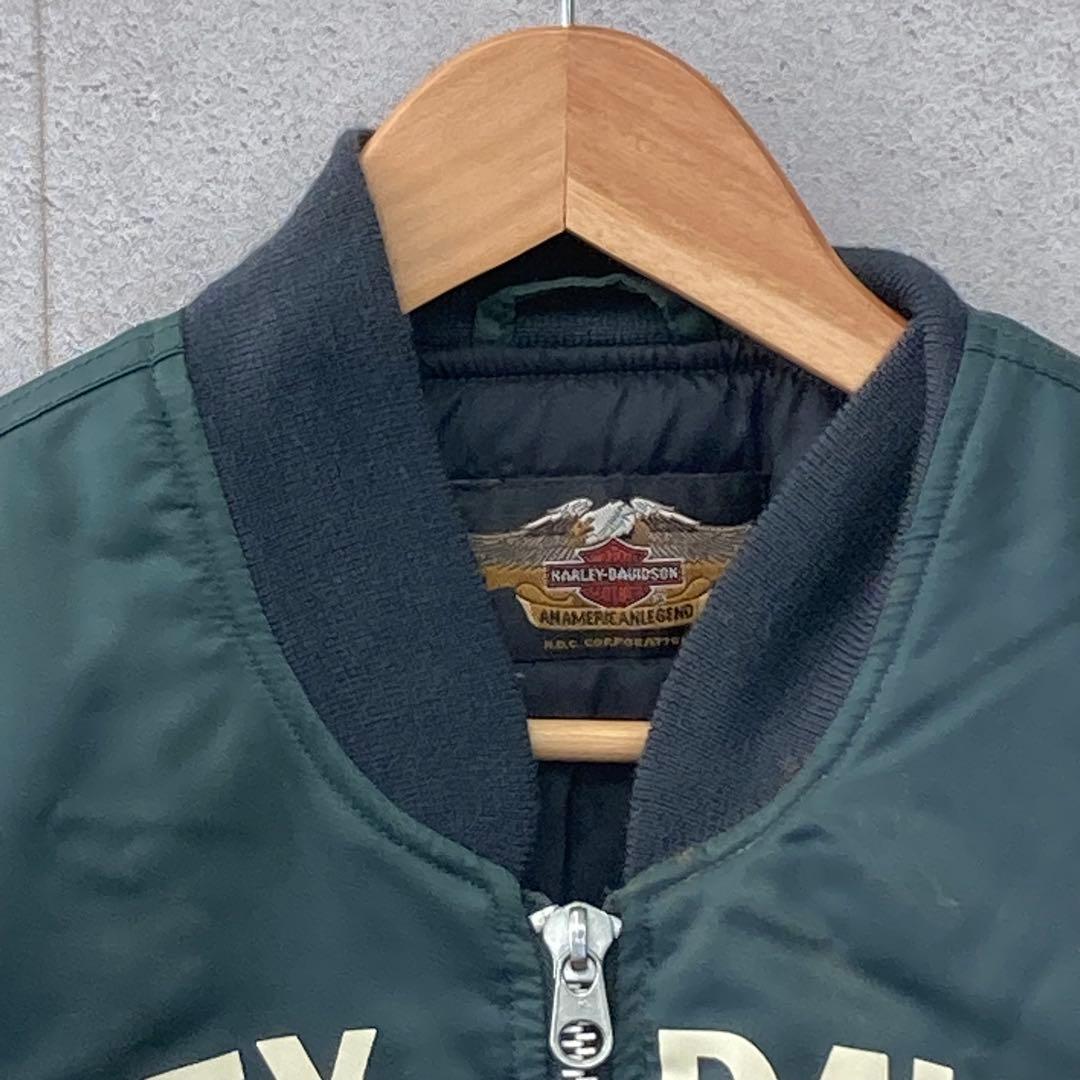 Harley-Davidson ナイロンジャケット MA-1 LA 緑