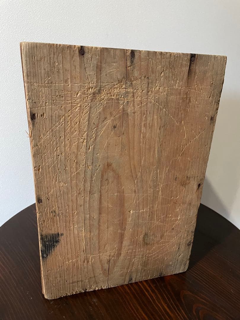 木箱　戦前　昭和レトロ　ボテ箱　自転車・バイク　アンティーク　木製収納箱　看板