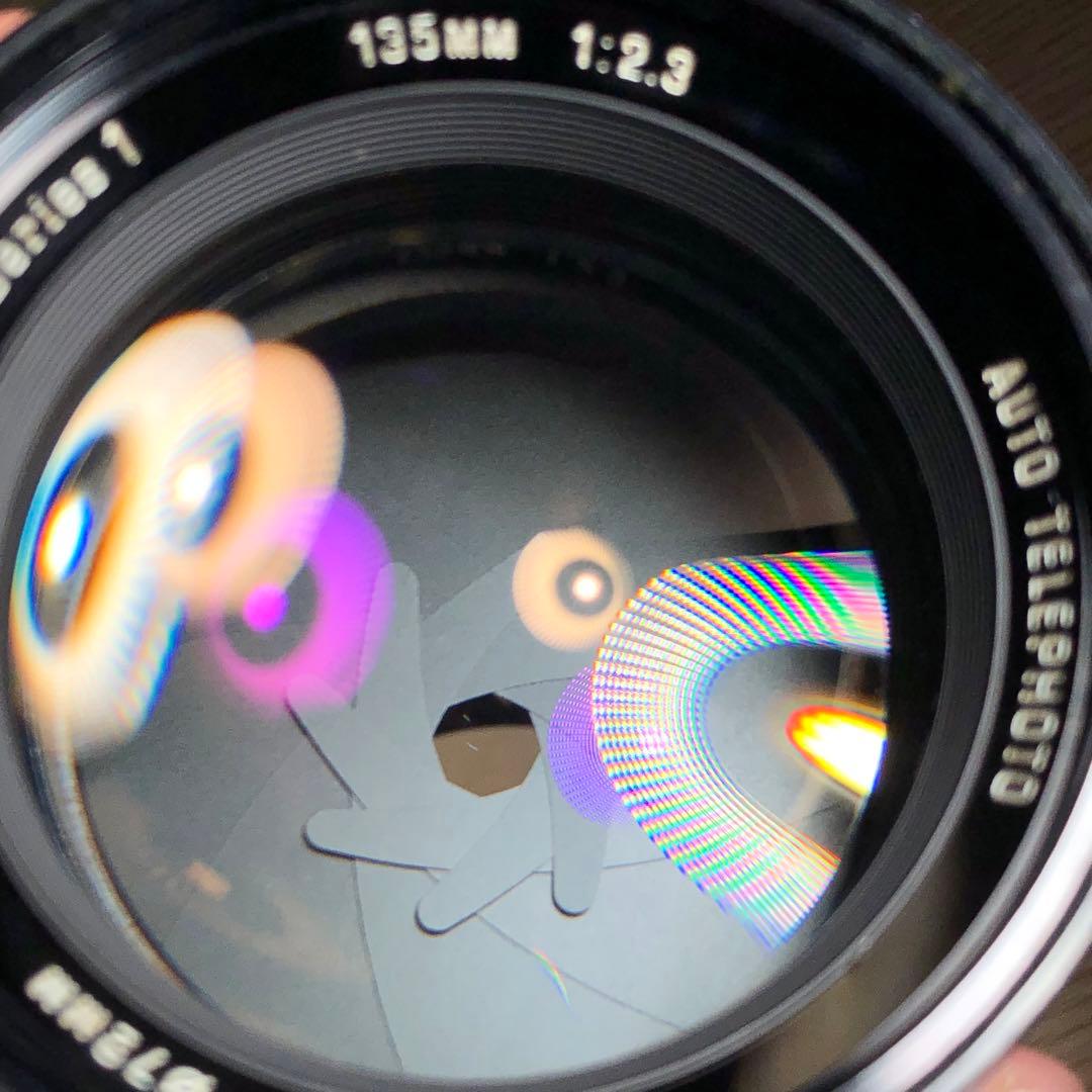 専用キャップ付レア？vivitar series1 135mm f2.3 M42