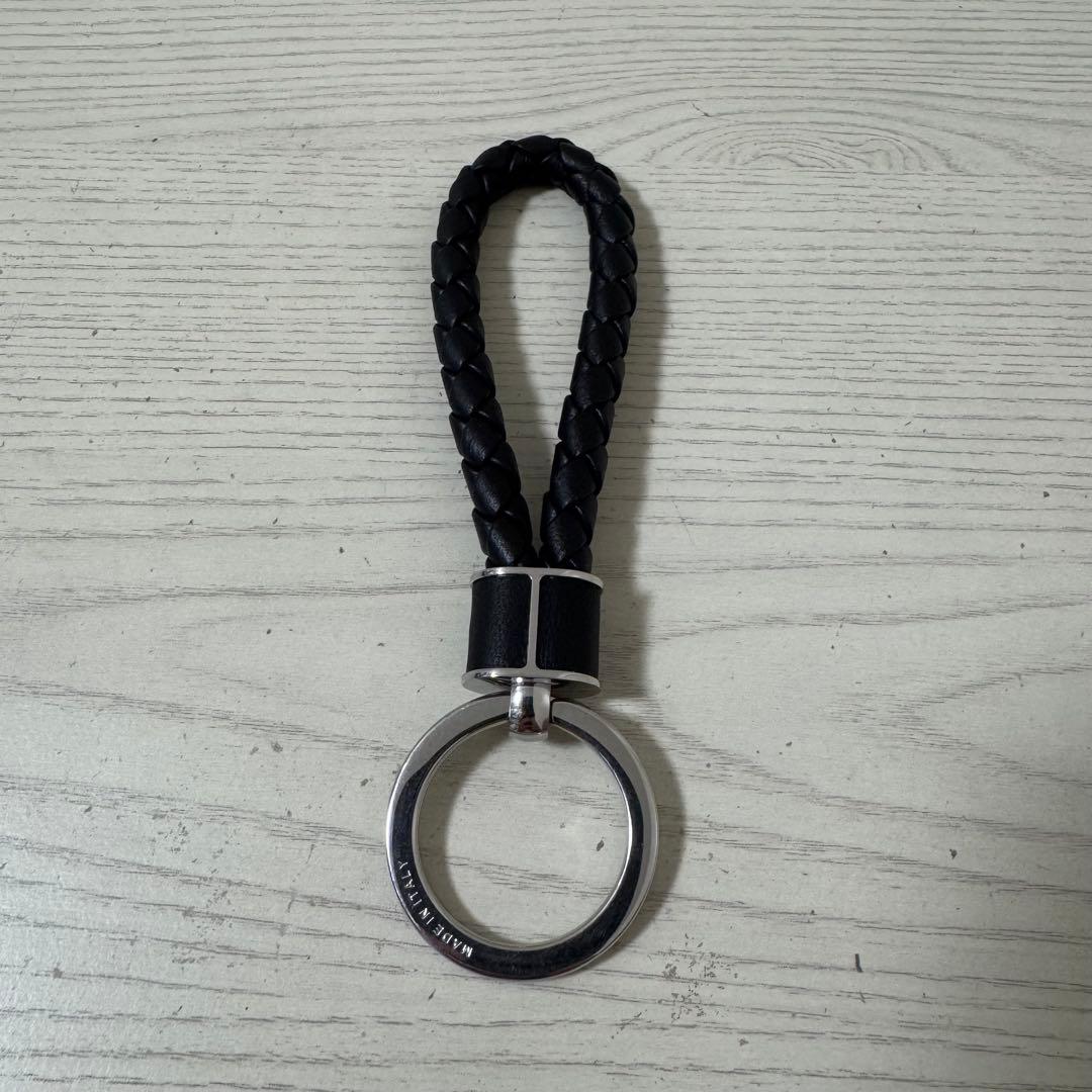 【新型】【新品】ボッテガヴェネタ　キーリング　ブラック　黒　651820