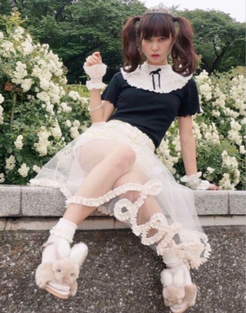 定価　30,800円●送料無料●ローズマリーソワール■うさぎシューズ靴サンダルL