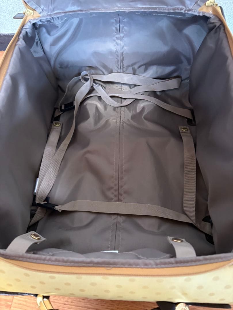 ACE イエロードット柄キャリーカート　ソフト　美品　マッキントッシュ