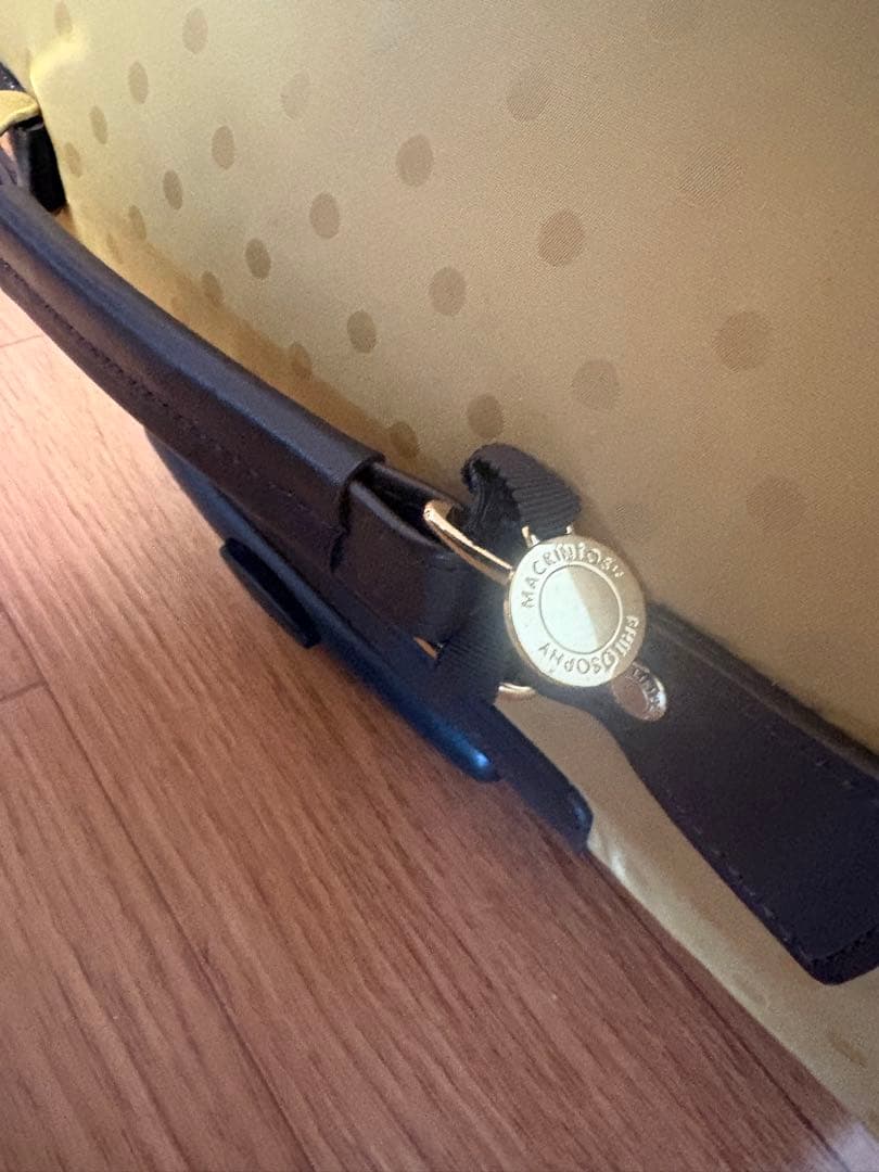 ACE イエロードット柄キャリーカート　ソフト　美品　マッキントッシュ