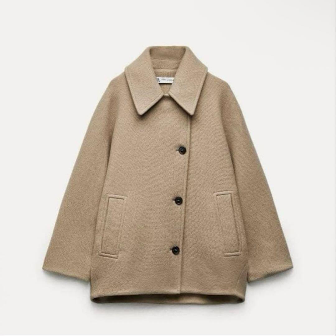 ZARAオーバーサイズショートコート