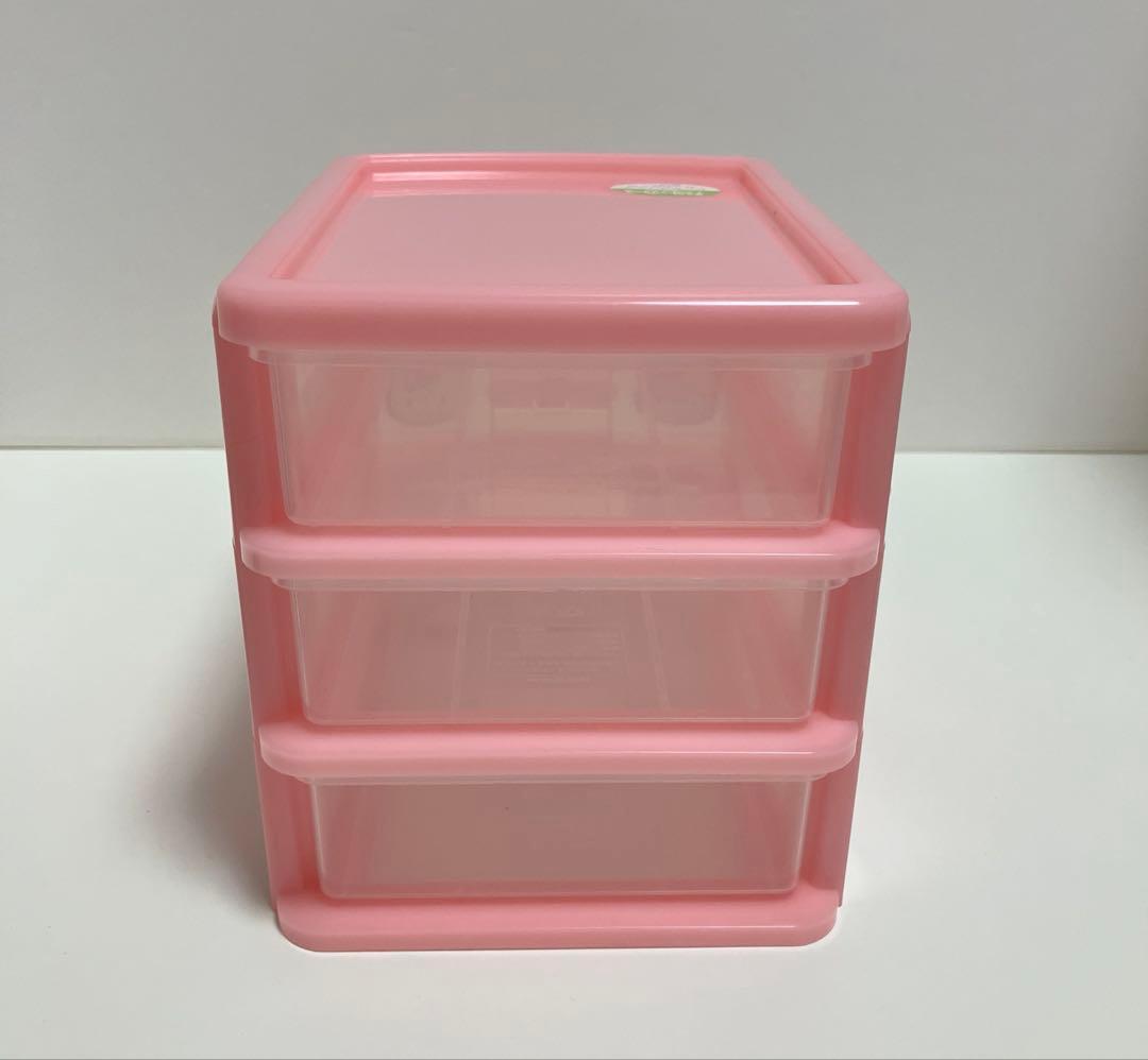 メ*ダ様 【断捨離】当時物 ハローキティ3段小物収納ボックス デスクトップケース