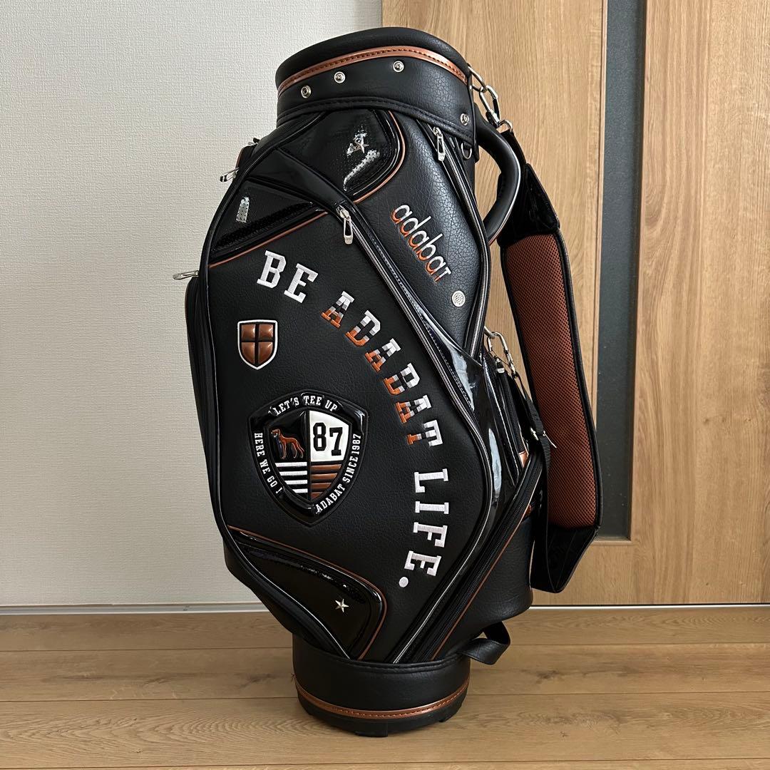 adabat アダバット キャディバッグ 9.5型 ブラック ABC-403