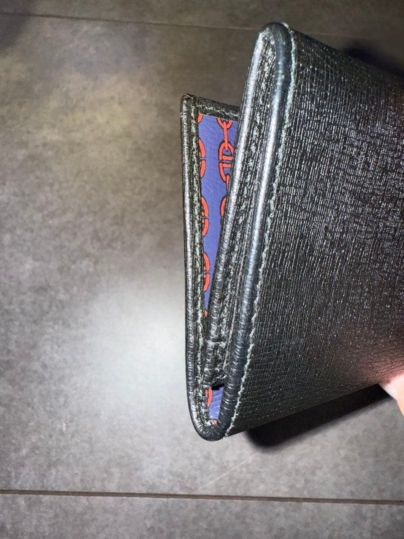 極美品　1回　短時間使用　gucci グッチ　インターロッキングG 名刺入れ