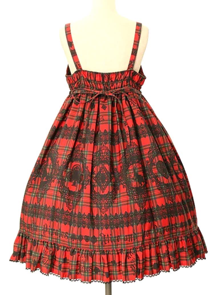 アリスアンドザパイレーツ アリスレース タータンチェックベビードール JSK