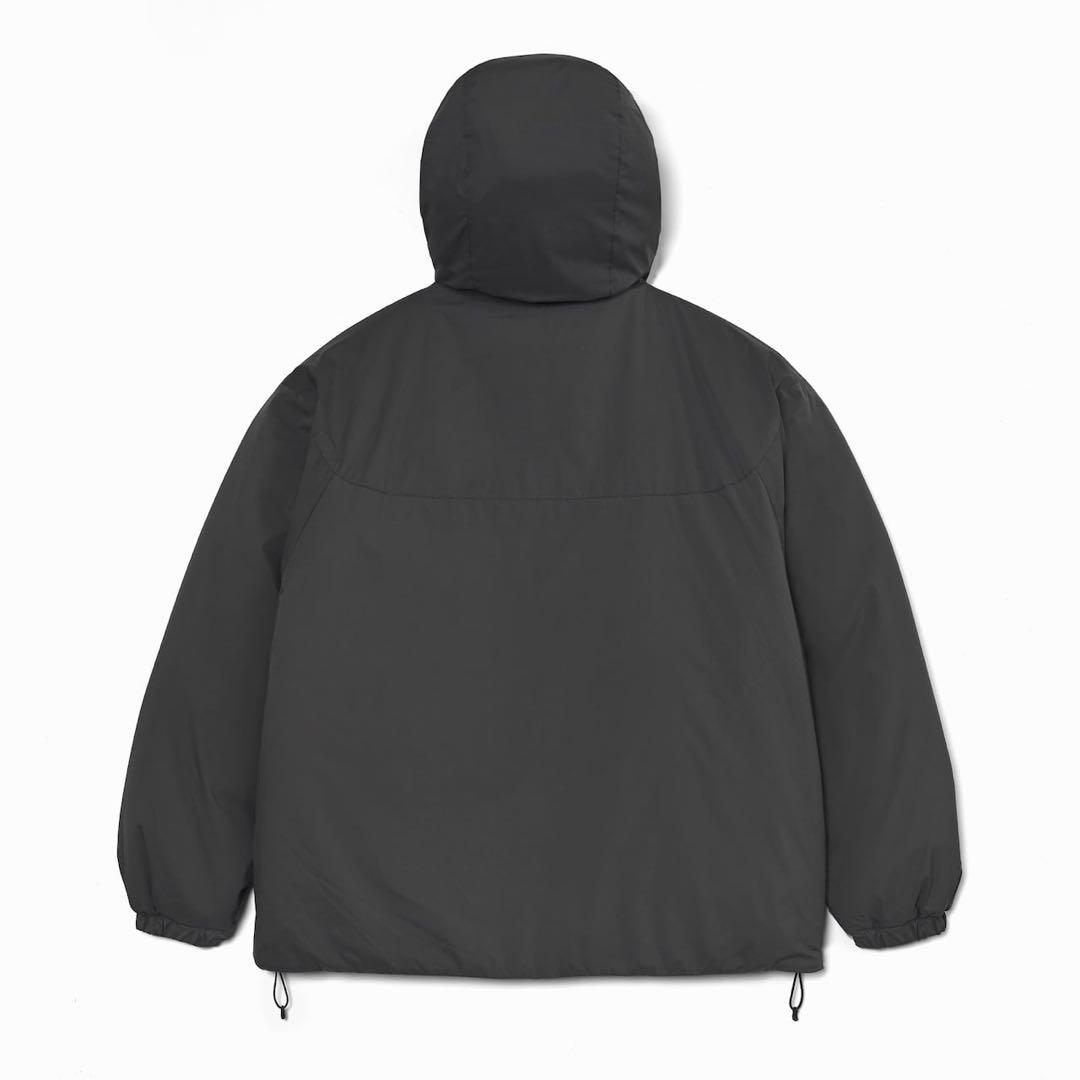 ENNOYとスタイリスト私物 PADDED NYLON HOODIE グレー