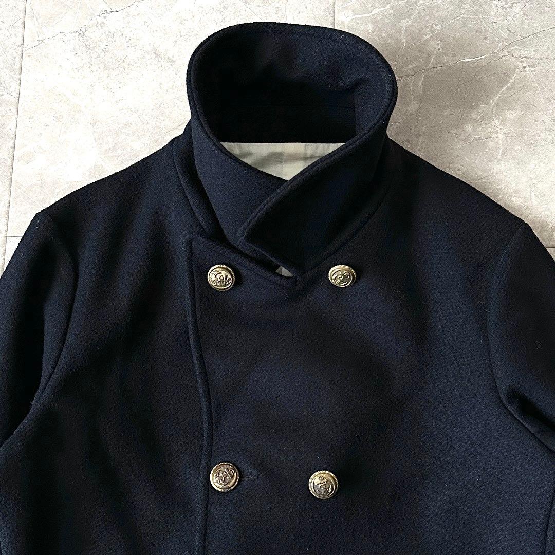 DEPARTMENT FIVE 10ボタン メルトン Pコート 金ボタン M