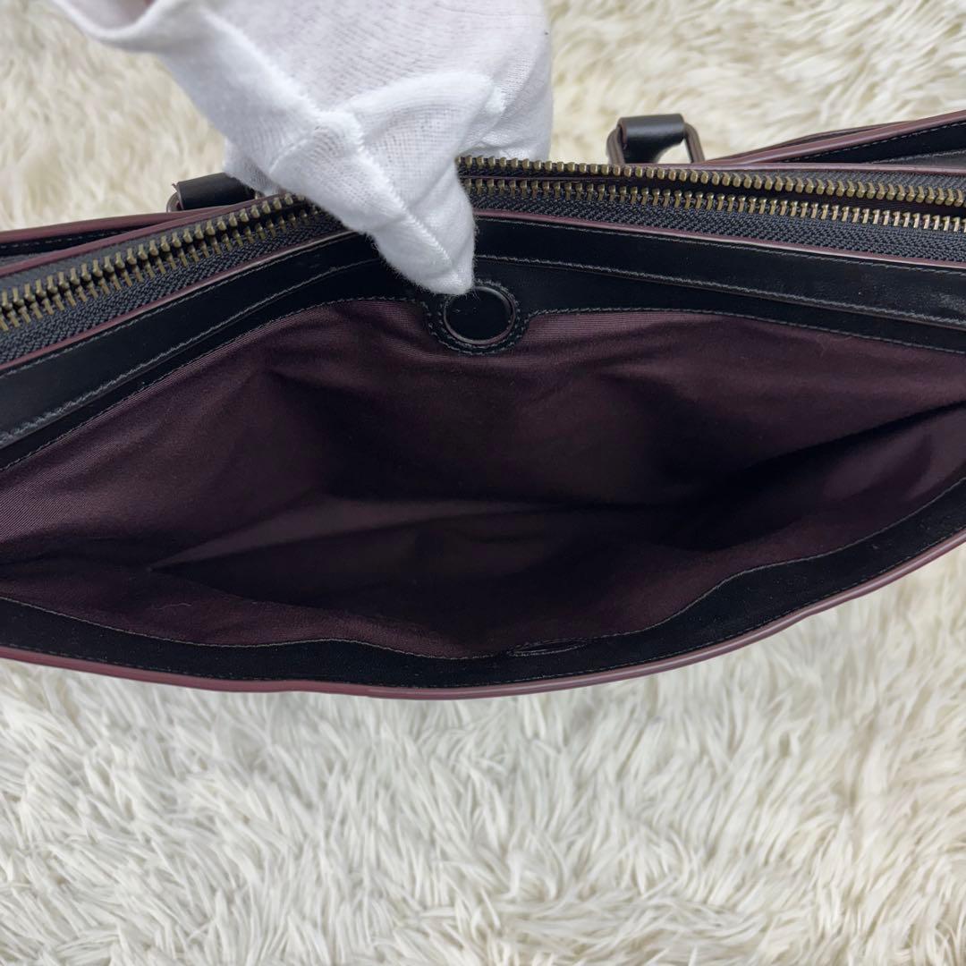 美品✨COACH 2way ブリーフケース ビジネス シグネチャー A4 自立