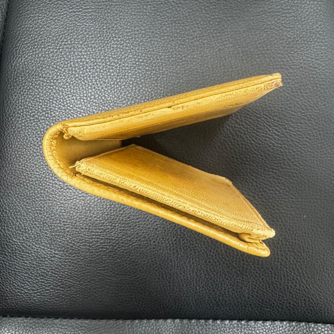 シャネル 名刺入れ ベージュ 11cm x 8cm