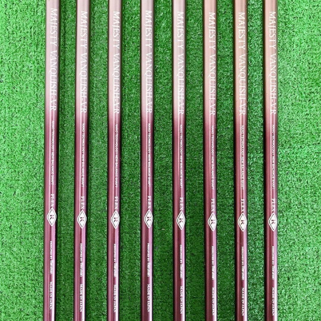 タ21★マジェスティ VANQUISH-VR 8本アイアンセット 金 JAPAN