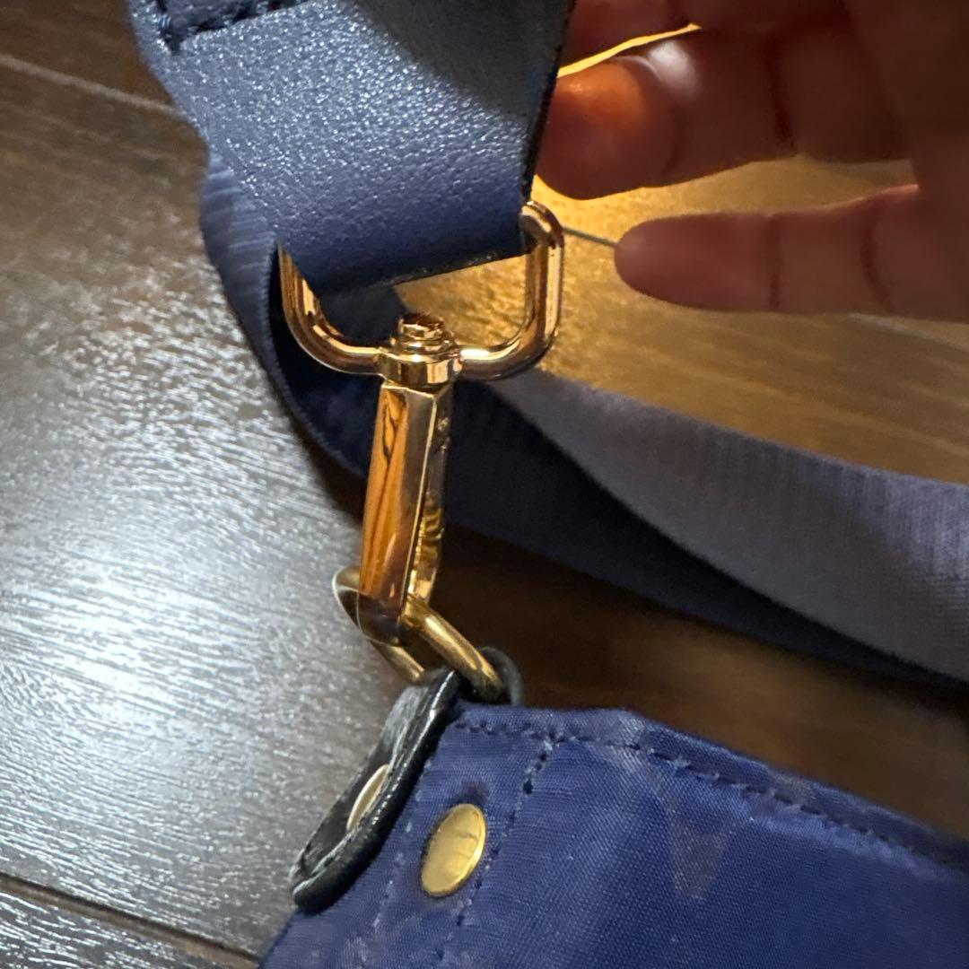 ✨未使用級✨ATAO エルビィ　2way ショルダーバッグ　モノグラム　ネイビー