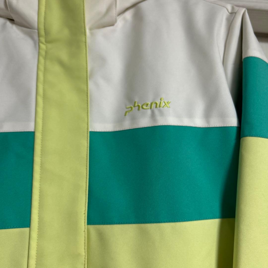 phenix フェニックス　子ども用 スキーウェア 150 イエロー/グリーン