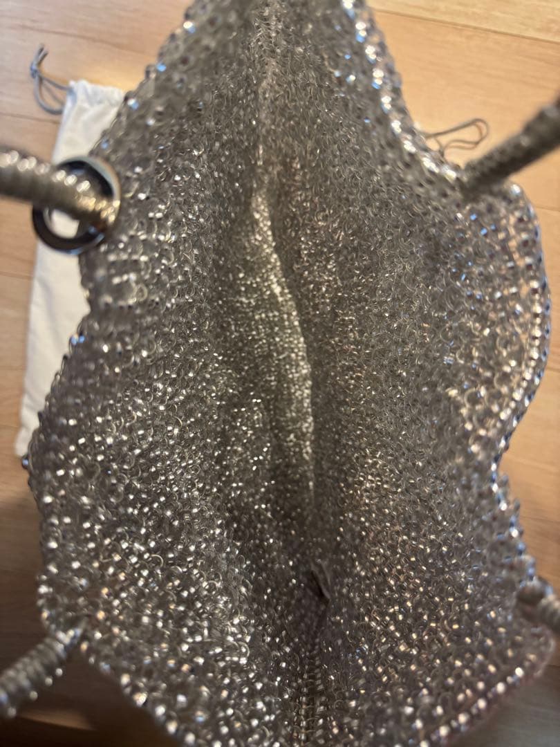 ANTEPRIMA シルバービーズ ハンドバッグ