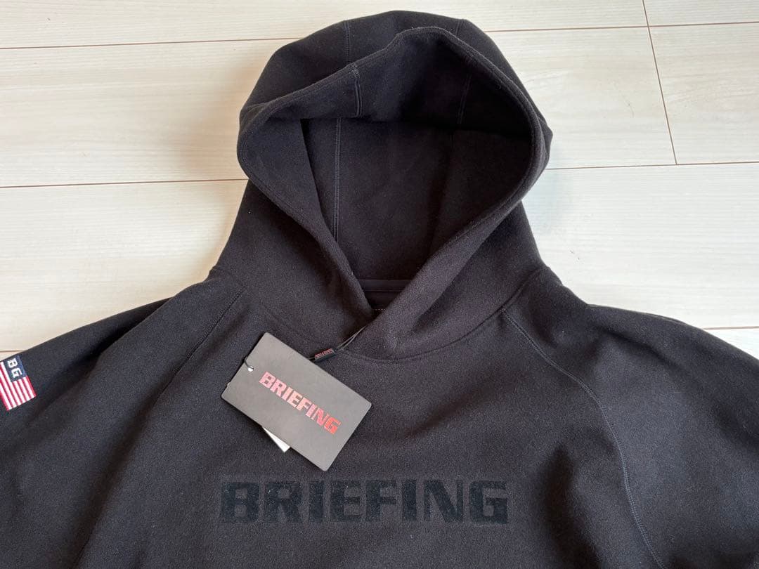 マ*ト様 未使用)ブリーフィング ゴルフ メンズ パーカー サイズM ブラック