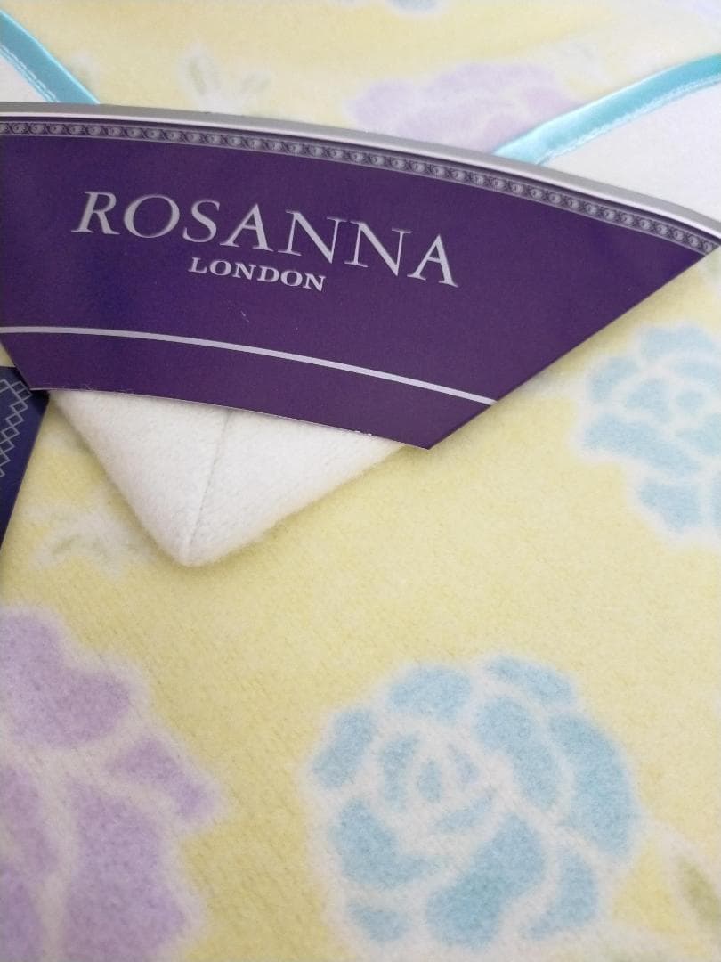 ROSANNA ロザンナ 綿毛布 黄色 シングル コットンケット 厚手 新品