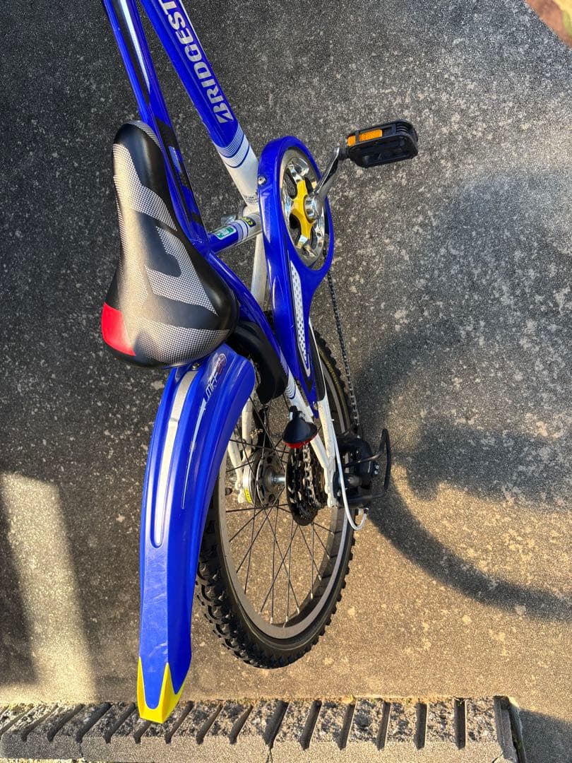 ブリヂストン　キッズ　自転車　20インチ　クロスファイアージュニア　青