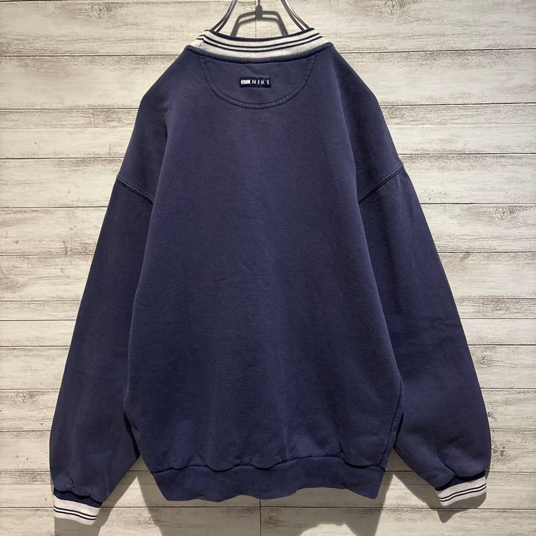 【即完売モデル】ナイキ☆ビック刺繍ロゴ　白タグ　人気デザイン　スウェット
