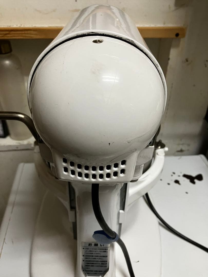 キッチンエイドスタンドミキサKSM5WH ホワイトジャンク　備品つき