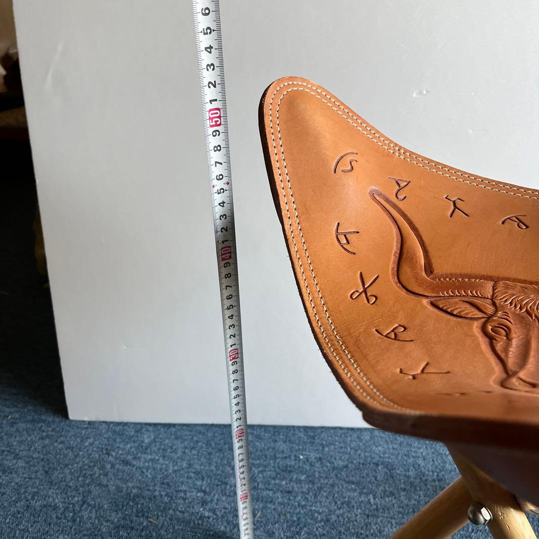 レザー製　サドルスツール