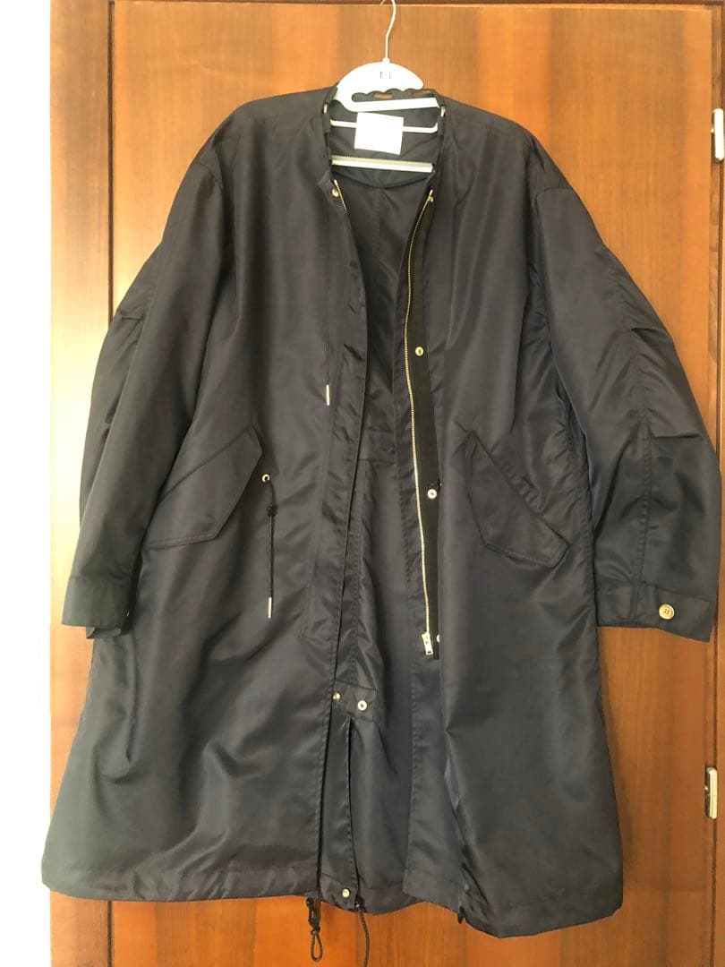 チノ CINOH エコナイロン ノーカラー 紺