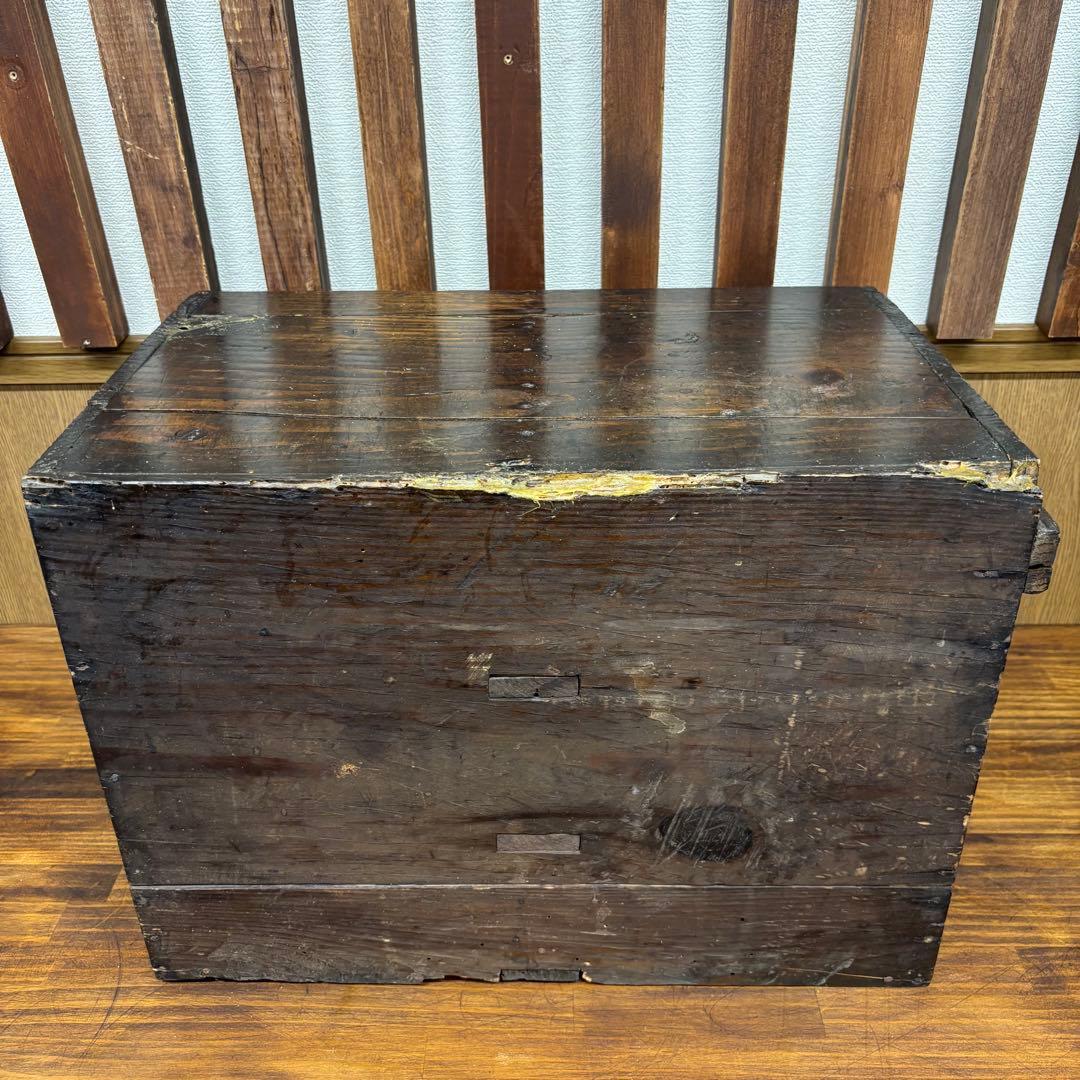 大正昭和レトロ 木製小引き出し 6杯 ヴィンテージインテリア 収納チェスト