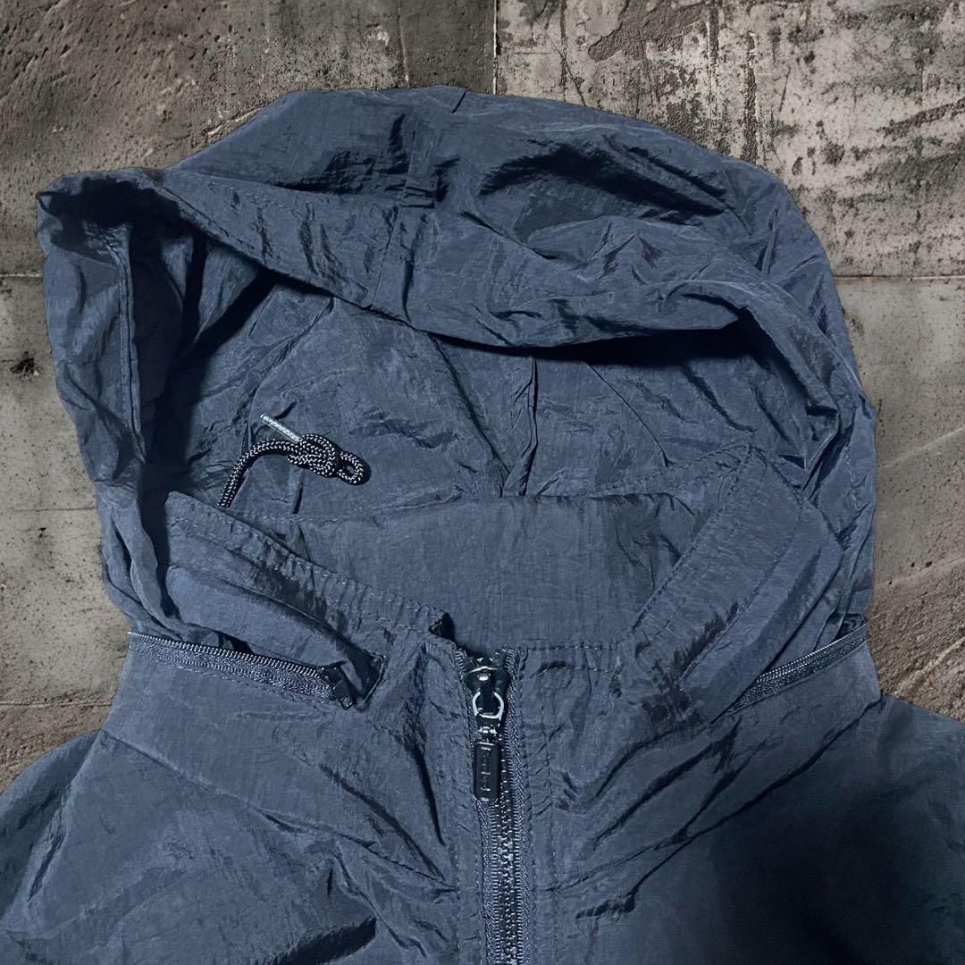 激レア90sReebokナイロンジャケット バックロゴ刺繍ロゴ古着ヴィンテージ