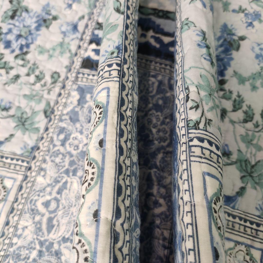 キルトベッドカバー3点セット綿マルチカバー キルティング QHC