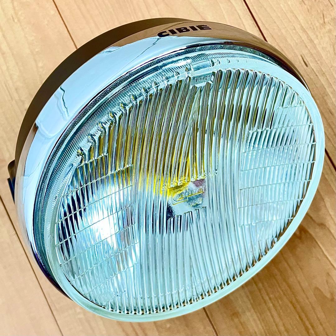 極美品 シビエ 凹み ヘッドライト 当時物 CIBIE
