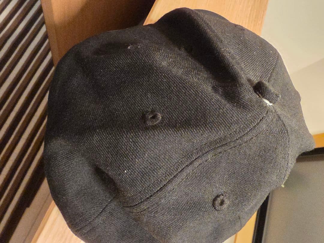 Supreme ブラック キャップ NEW ERA 8インチ(63.5)