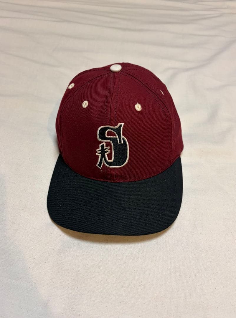 90s stussy old S logo cap vintage 白タグ OG