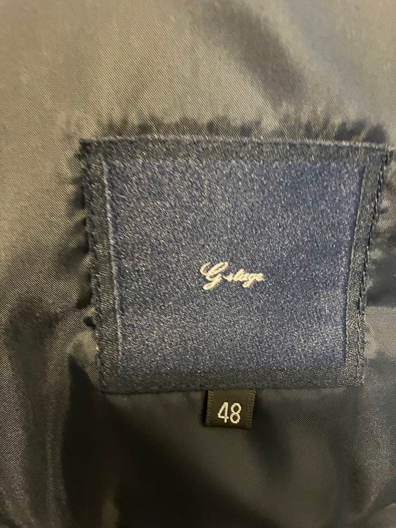 【美品】g-stage ネイビー ダウンジャケット メンズ