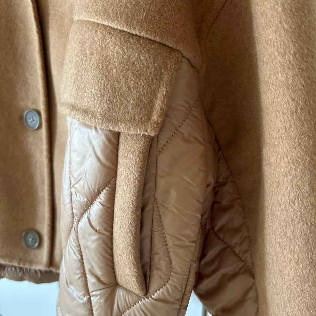 キャメルカラー ショート丈ジャケット